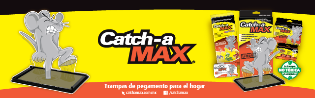 Catch-a Max Kit 4 Trampas De Pegamento Para Ratones Y Ratas
