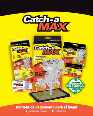 CATCH A MAX ® - Trampas de Pegamento elimina Ratas – Catch-a MAX